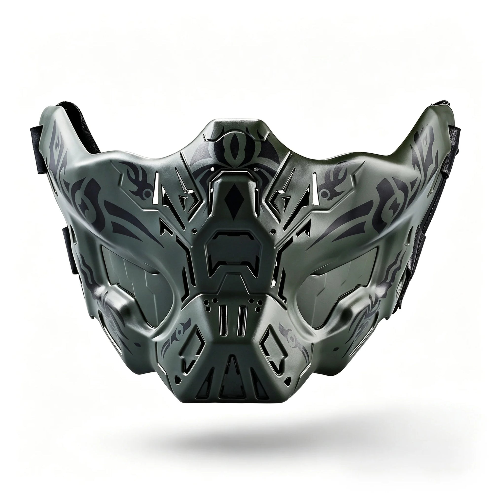 Halloween Ghost Mask, TPE Silicone Half Face Mask, for Halloween Cosplay Costume, Scary Tactical Mask - product image 1