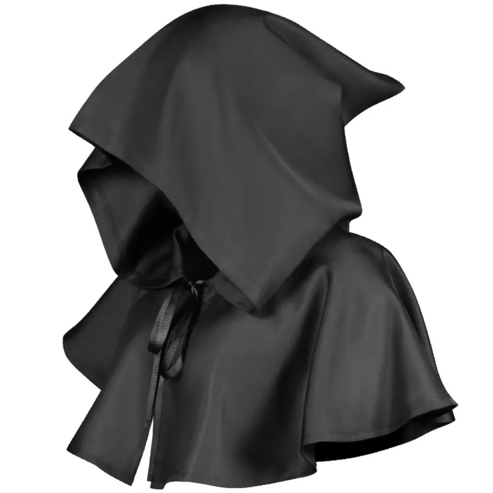 Movie Halloween Costume Death Cloak Medieval Hooded Cloak Clothing Party