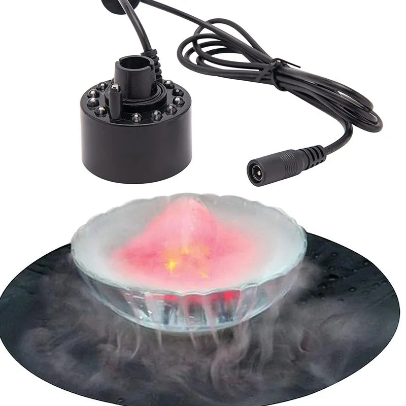 12-LED RGB Halloween Mist Maker Fogger