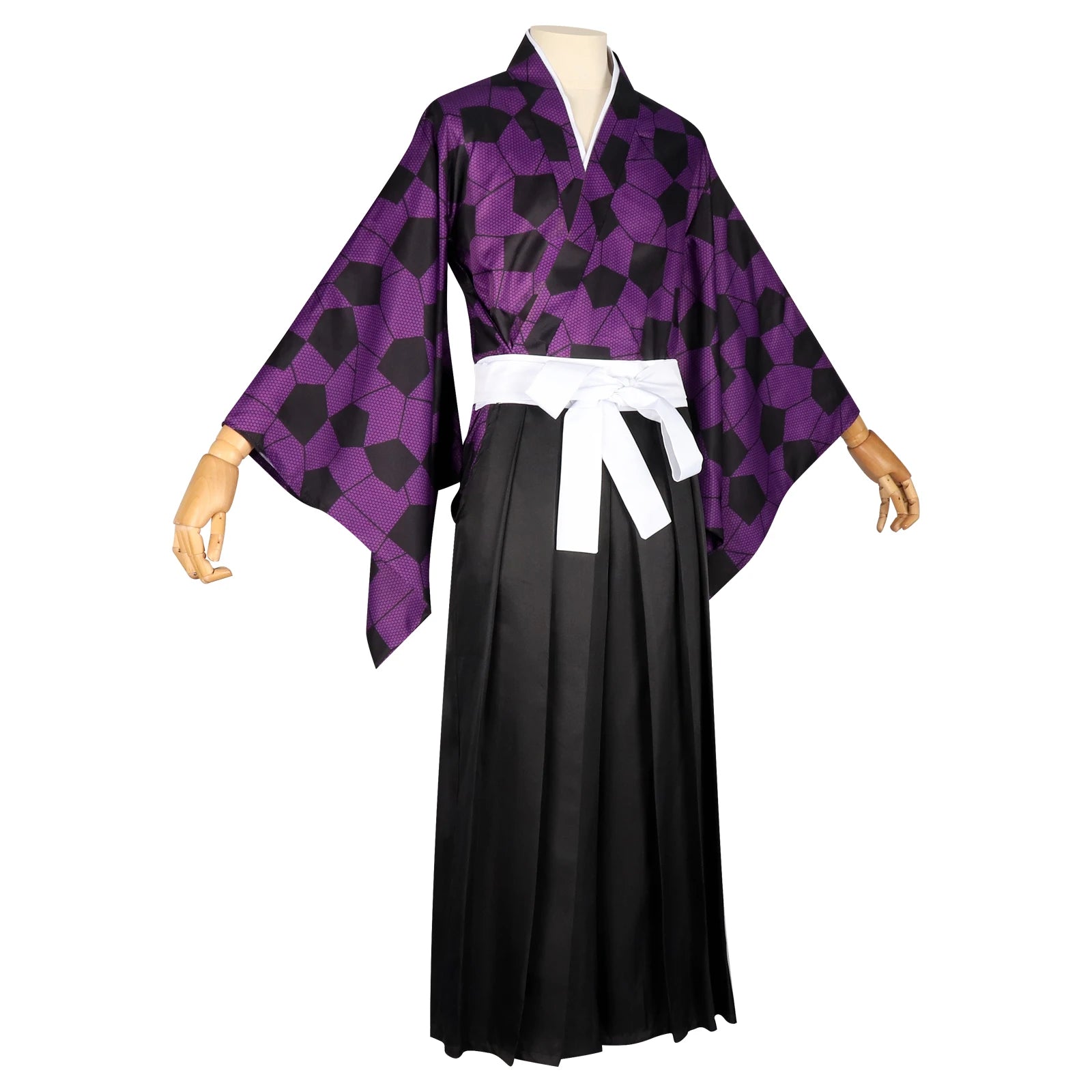 Anime Demon Killer Kokushibo Costume and Kimono Uniform Halloween - heisimou / L