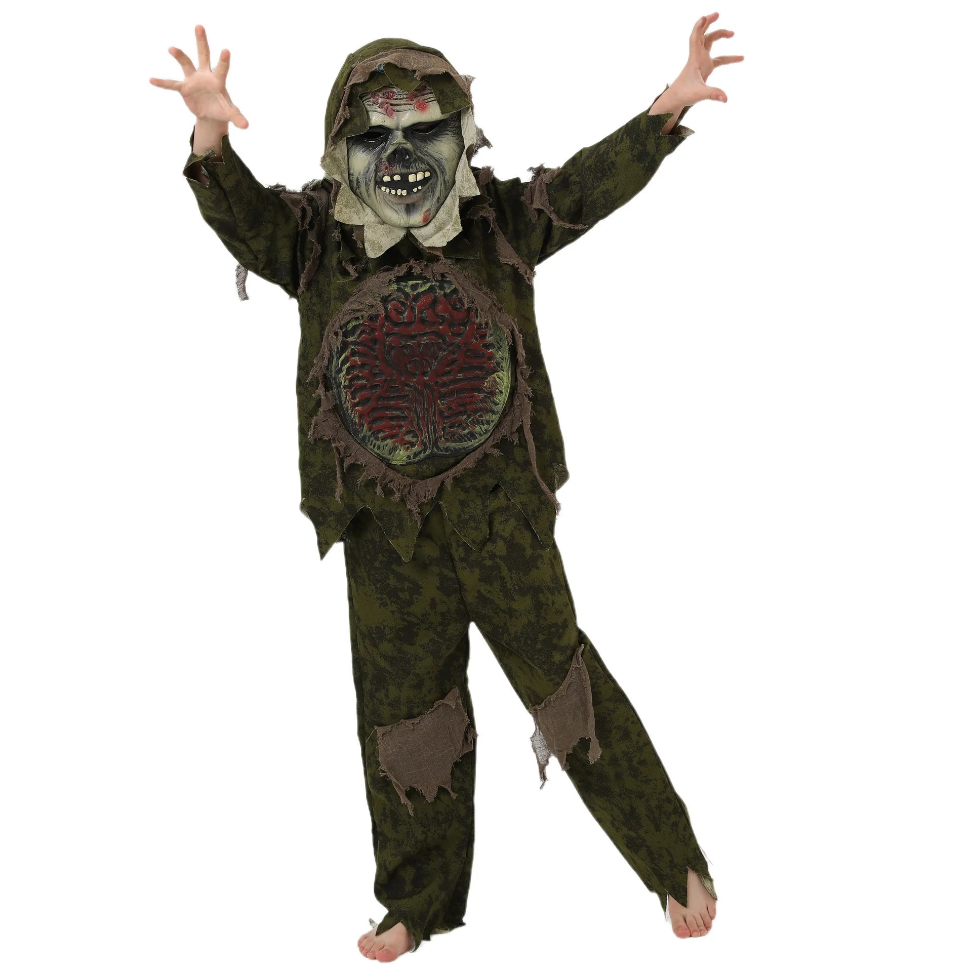Kids' Horror Style Play Boys Girls Funny Garment Anime Zombie Suit - Discount Halloween City