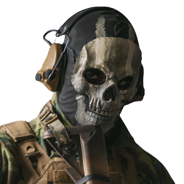 Ghost Balaclava Skeleton Ski Mask Ghost Mask Halloween Cosplay Costume Ghost Balaclava Scream Windproof Face - product image 1