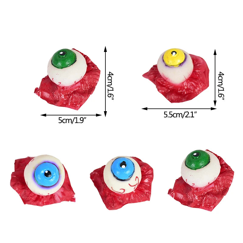 5pcs Halloween Horror Prop Simulation Human Organ Bloody Ear Fingers Eyeballs - product image 9