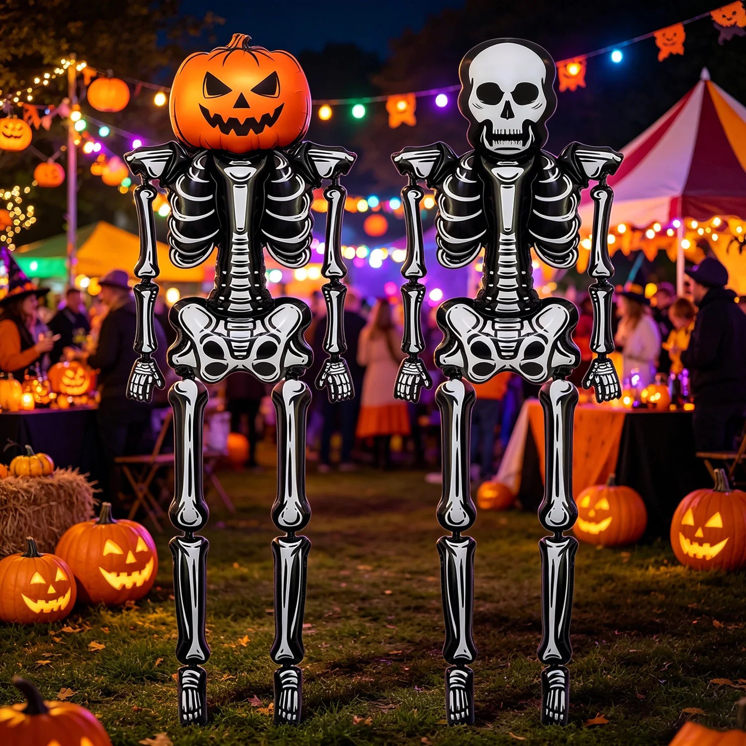 Halloween Skull Balloon, Giant Skeleton Foil Balloon, Halloween Skull - product image 1