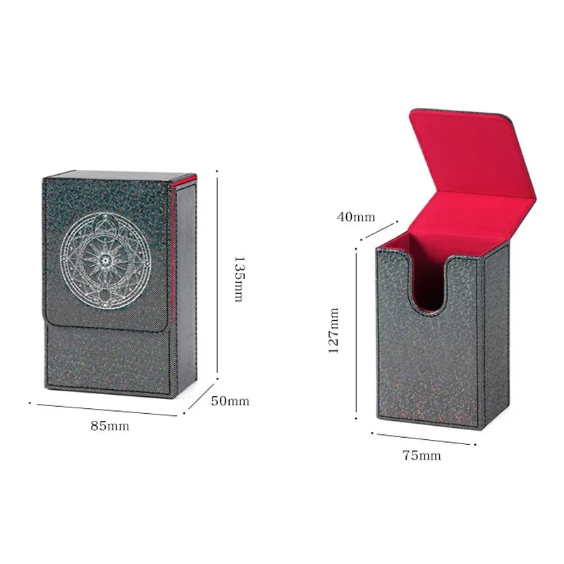 Pearlescent PU Leather Tarot Card Storage Box