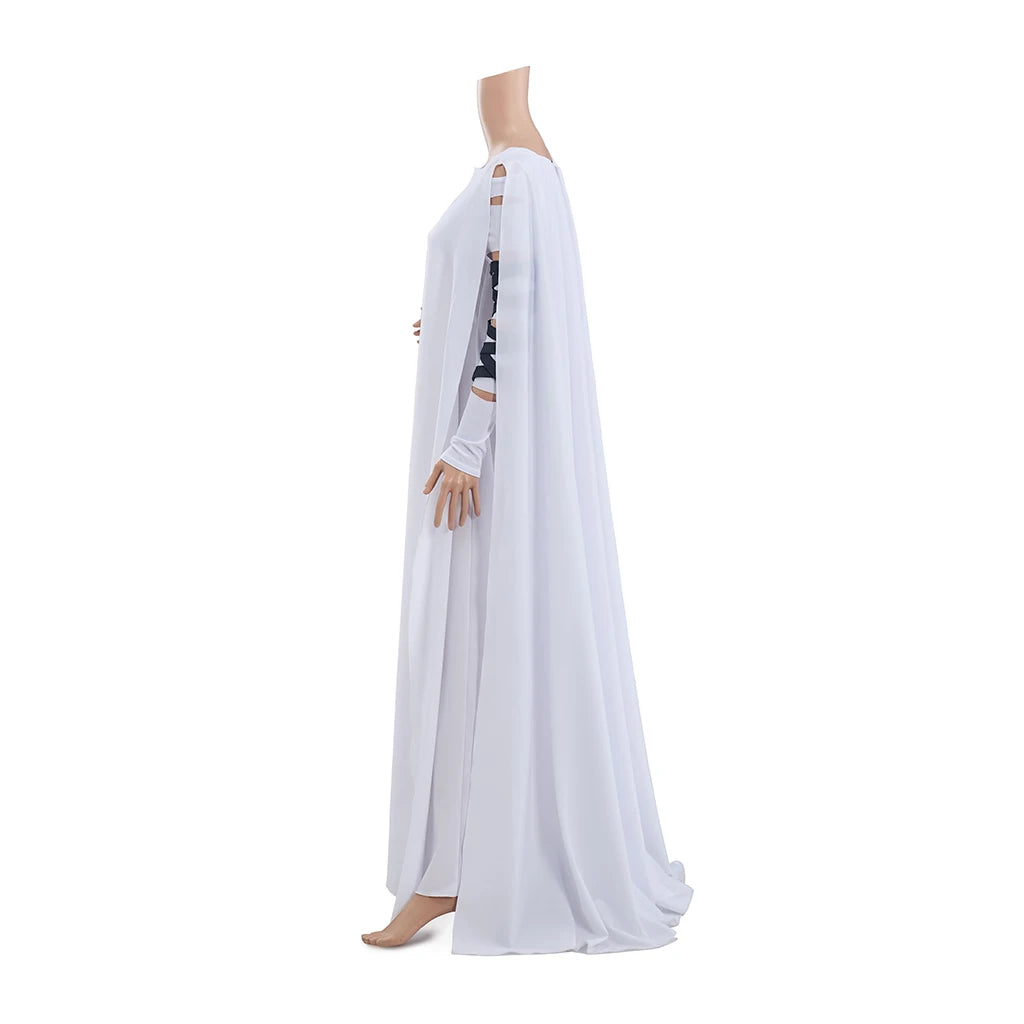 Women's Gothic Monster Bride White Maxi Dress – Halloween Costume
