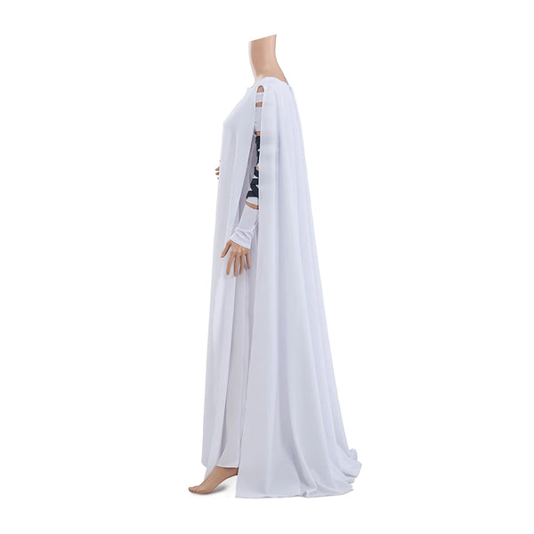 Women's Gothic Monster Bride White Maxi Dress – Halloween Costume