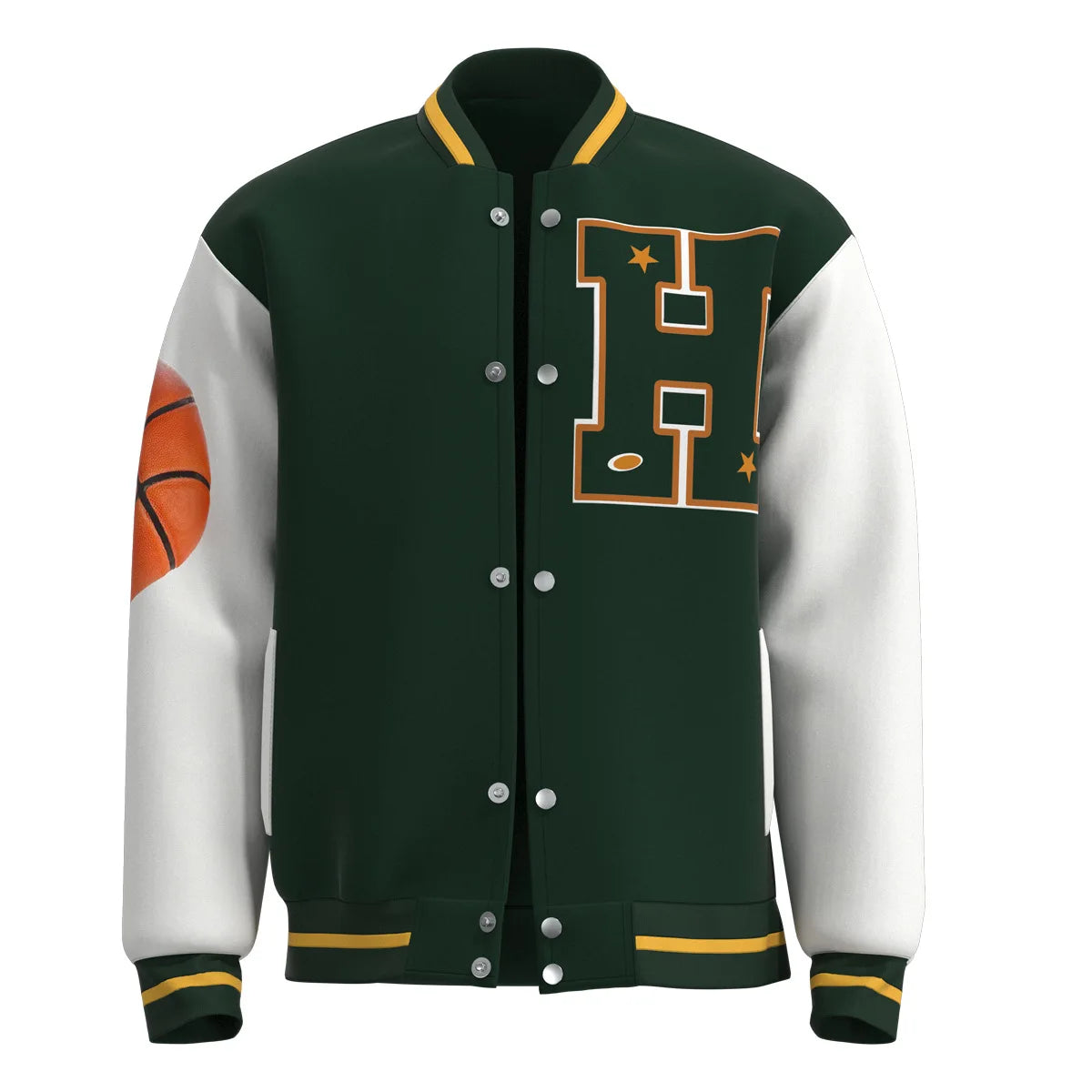 Men Costume Hawkins High School Lucas Sinclair Jacket Zipper Cardigan Sweatshirt Halloween - H hoodie / M