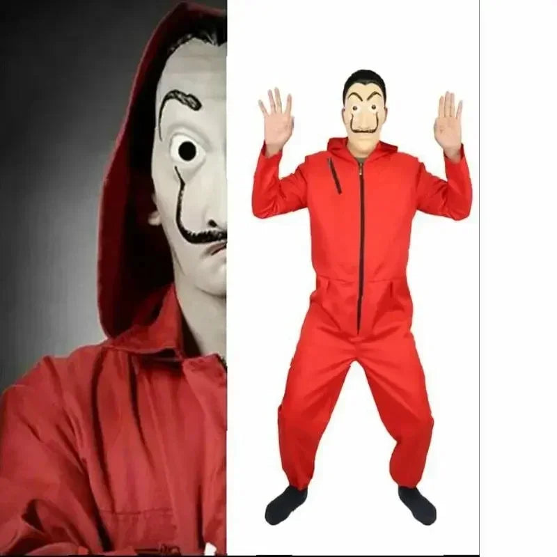 ♛ ♛ Adult Boys Gilrs Clown Mask Dress Costume Halloween Costumes for Men Love Live Cospla❤ - only mask / Kids 135