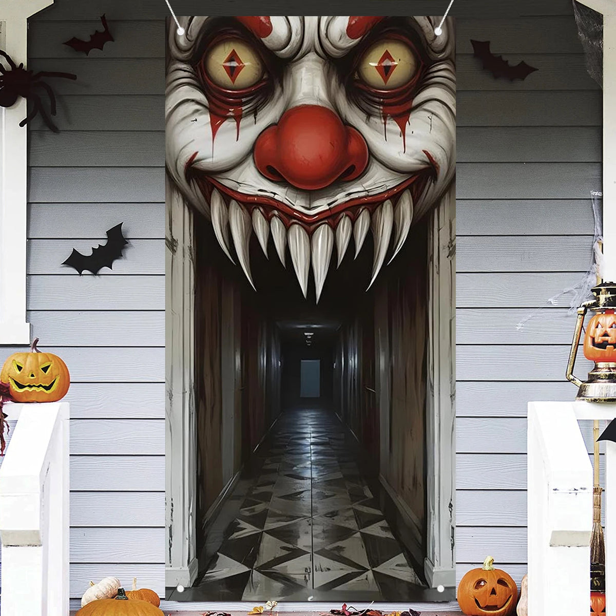 Zombie & Witch Halloween Decoration