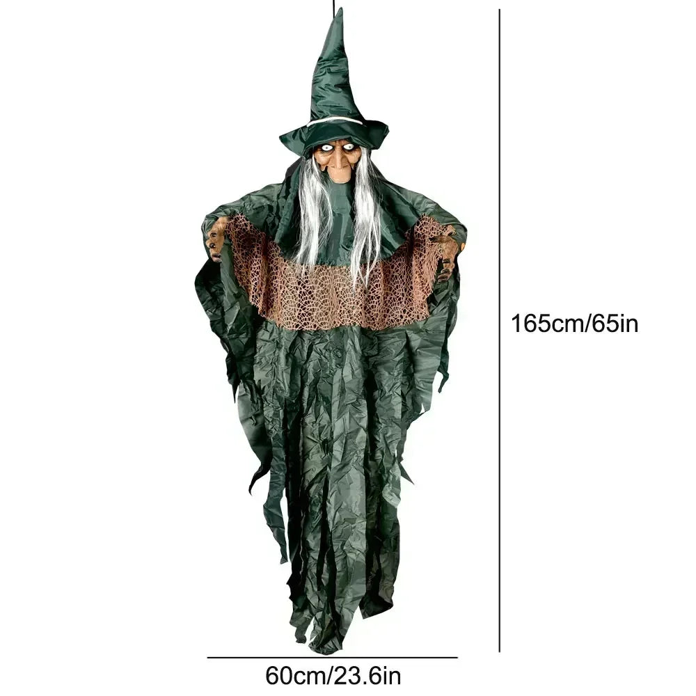 1-Piece Halloween Decoration Hanging Pumpkin Head Scream Sound Party Prop Haunted - product image 33