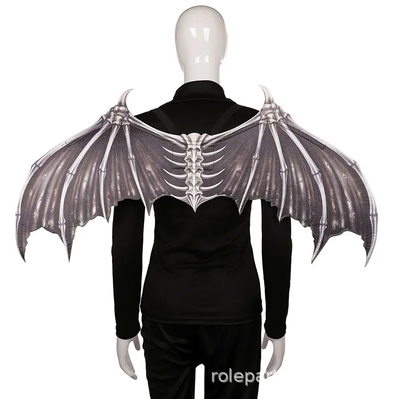 Demon Bone Wings with Straps Foldable Wings Halloween Costume Accessories - View 6