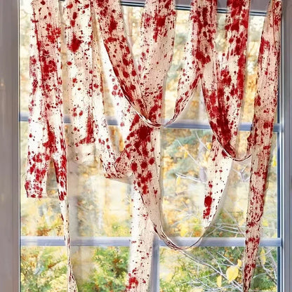 Halloween Bloody Gauze Roll Fake Blood Bandage Wrap Creepy Mummy Zombie Costume Fake Blood Creepy Accessories - product image 3