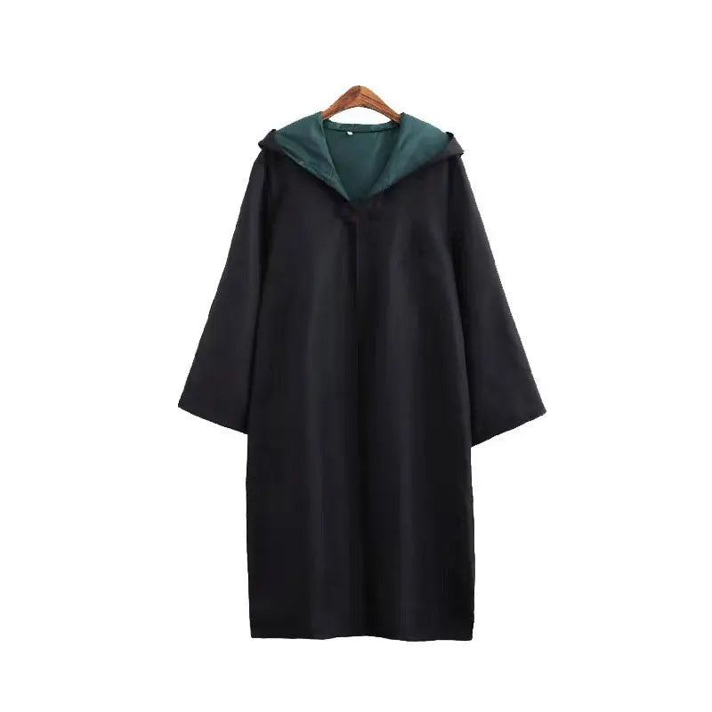 Costume Haloween Haliday Costume Magic Robe Cloak with Tie Kids Adult Uniform Outfit - Blue robe only / Adult XL