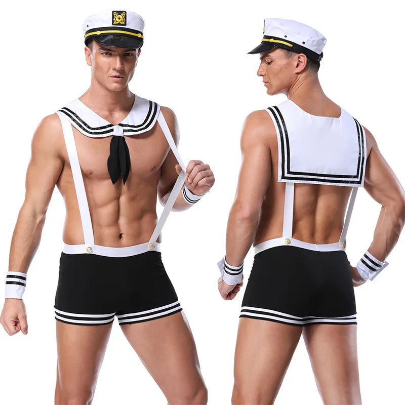 Bar Sexy Men Costume Sailor Thief Police Nurse Uniform Temptation Sexy Lingerie Set - View 9
