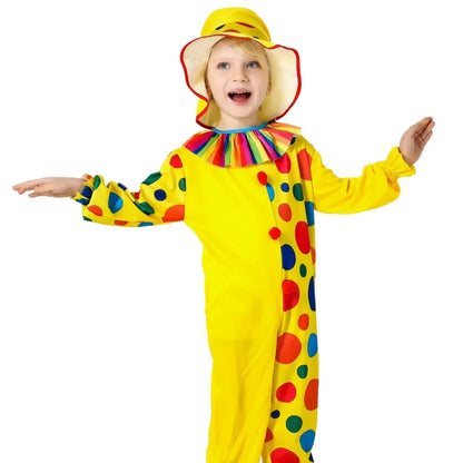 Kids Boy Girls Halloween Clown Costume Performance Kindergarten Makeup Ball Dressed Up - View 4