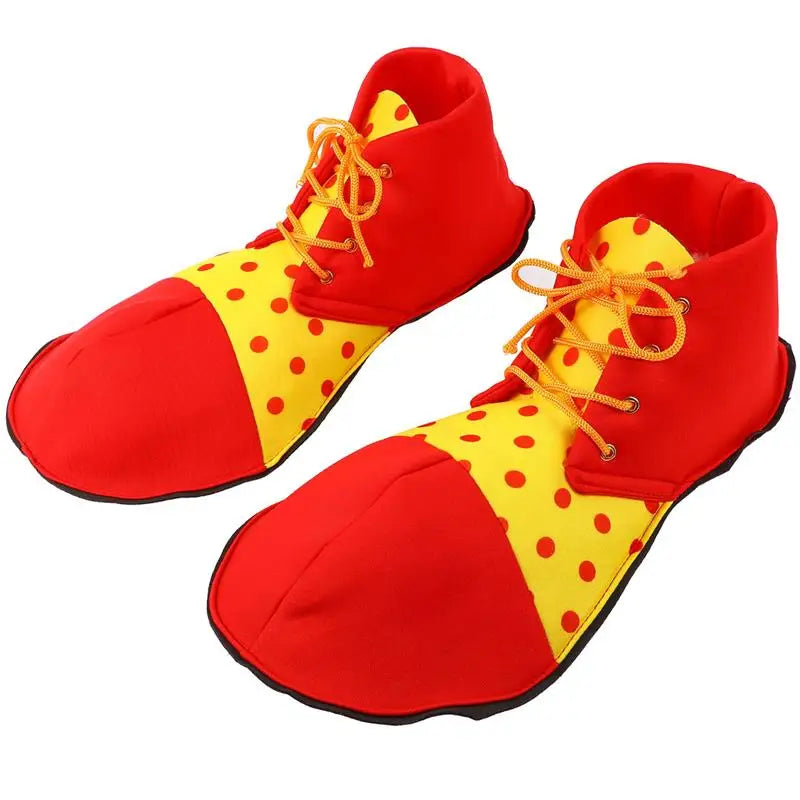 1 Pair Halloween Costume Clown Shoes Clown Giant Shoes Circus Prop