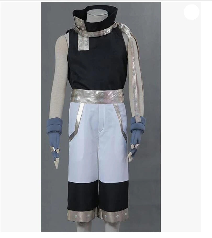 Anime Men's Costume Suit Uniform Black Star Outfit Halloween Maka Albarn Outift Coat Pants - Mens Set / XL