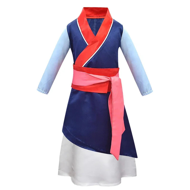 Kids' Movies Hua Mulan Christmas Traditional Chinese Hair Sword Costume - alternate view 7
