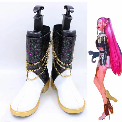Children Cosplay Performance Costume Shoes K-POP Rumi Group Concert Halloween Mira Zoey Boots Shoes - product image 8
