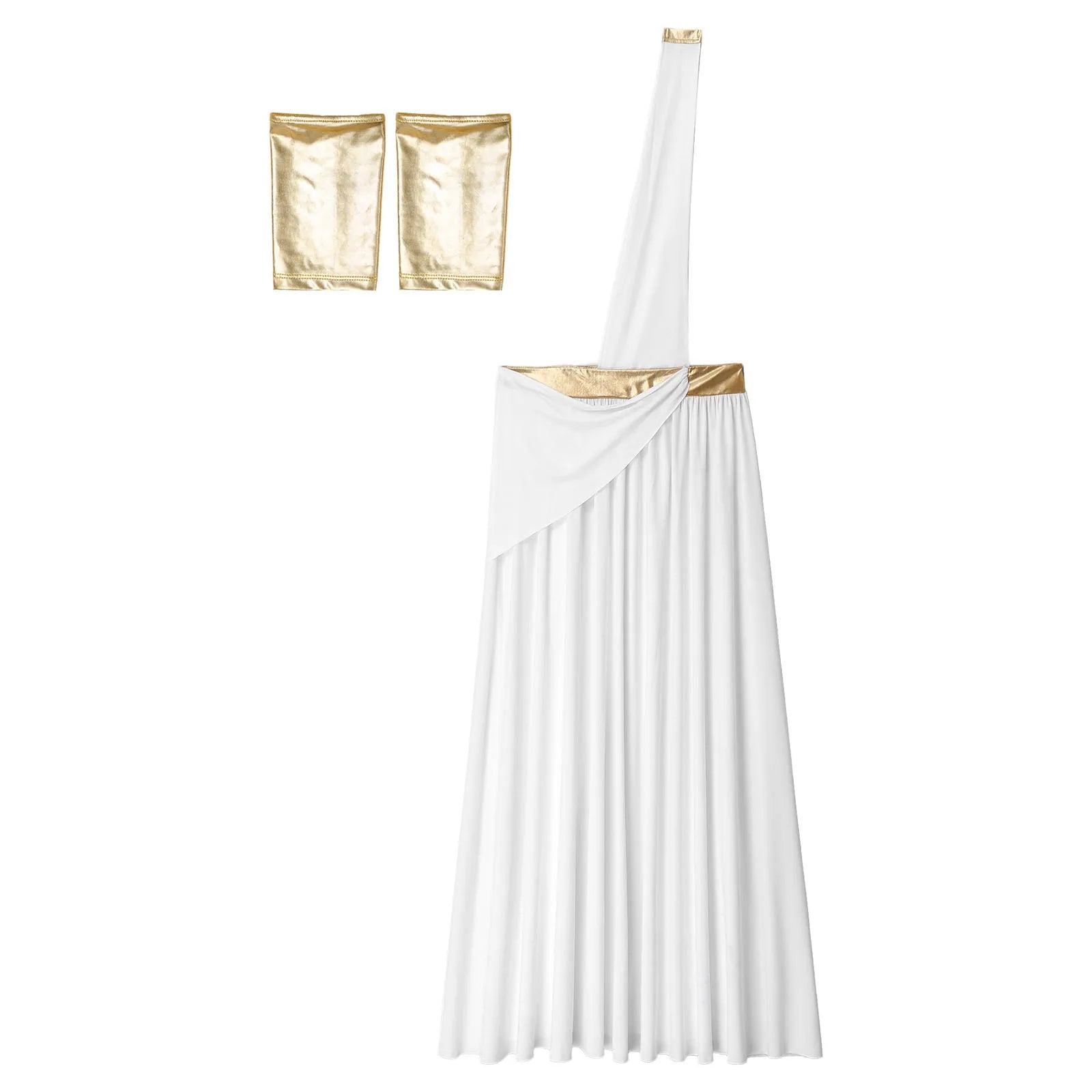 Mens Ancient Greece God Roman Prince Emperor Cosplay Costumes Halloween Greek Robe Warrior Gladiator Toga - product image 5