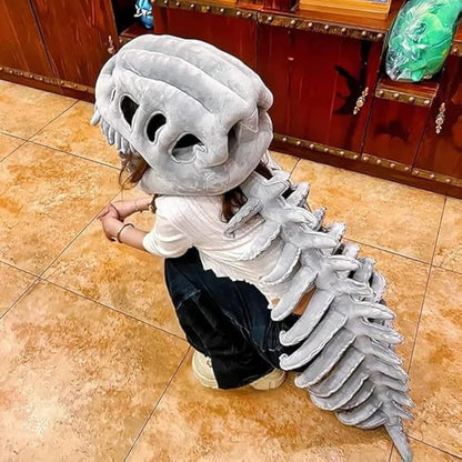 Dinosaur Skeleton Hat Funny Soft Dinosaur Skeleton Cos Props Dinosaur Skeleton Costume For Kids and Adult - product image 1