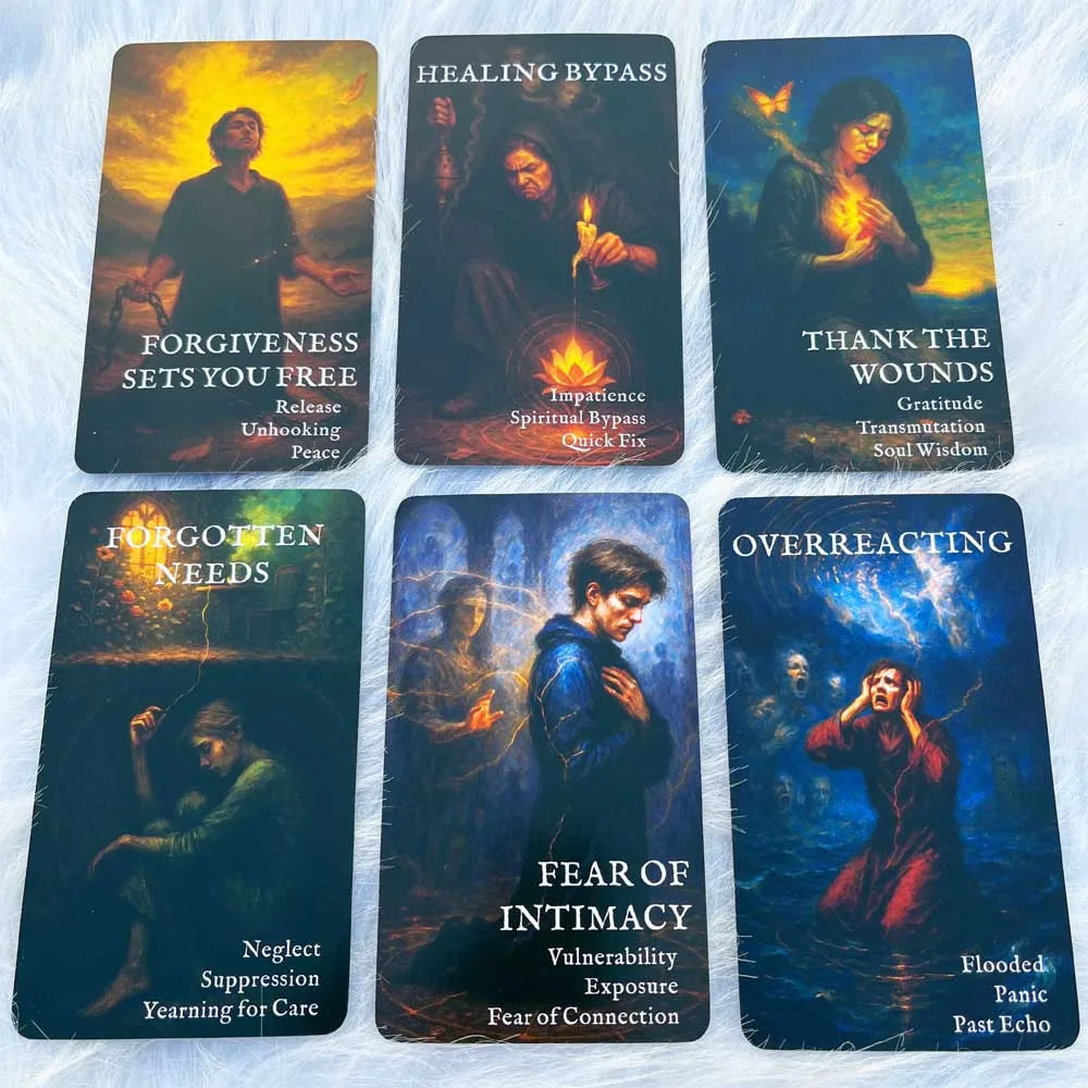 Reflective Moon Shadow Work Oracle Deck – 54 Cards