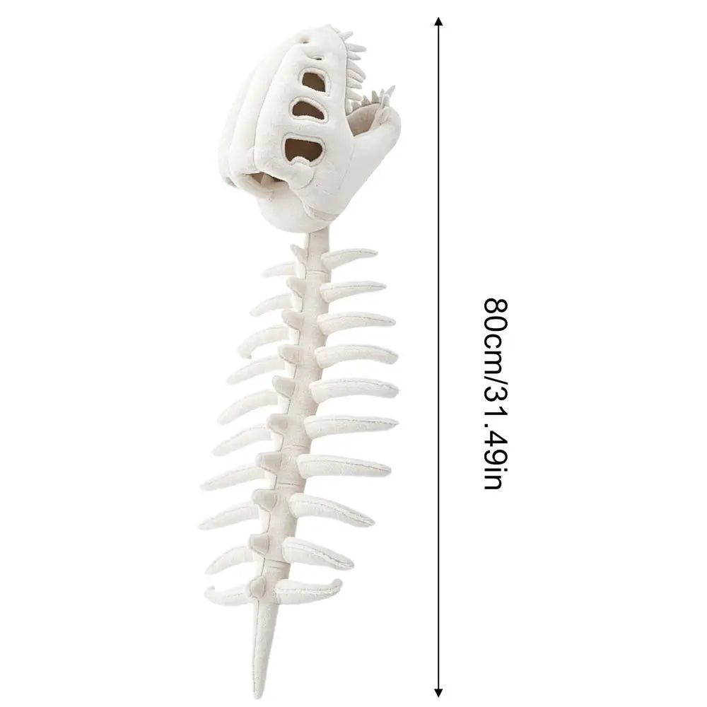 Funny Dinosaur Skeleton Headpiece Wearable Plush Costume Hat Soft Dino Skull Toy For Adults Kids Boys Girls - product image 9