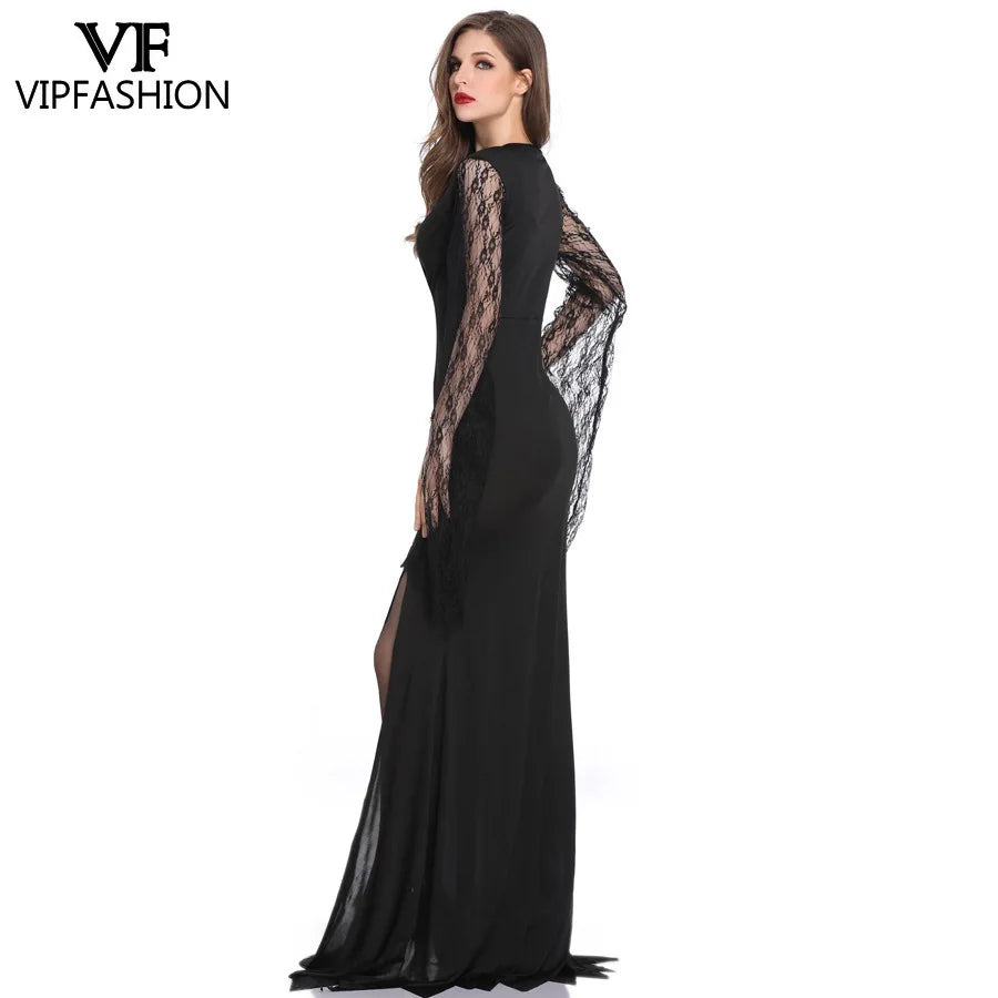 Vip Demon Witch Vampire Bride Gothic Women's Uniform Halloween Costume - product image 4