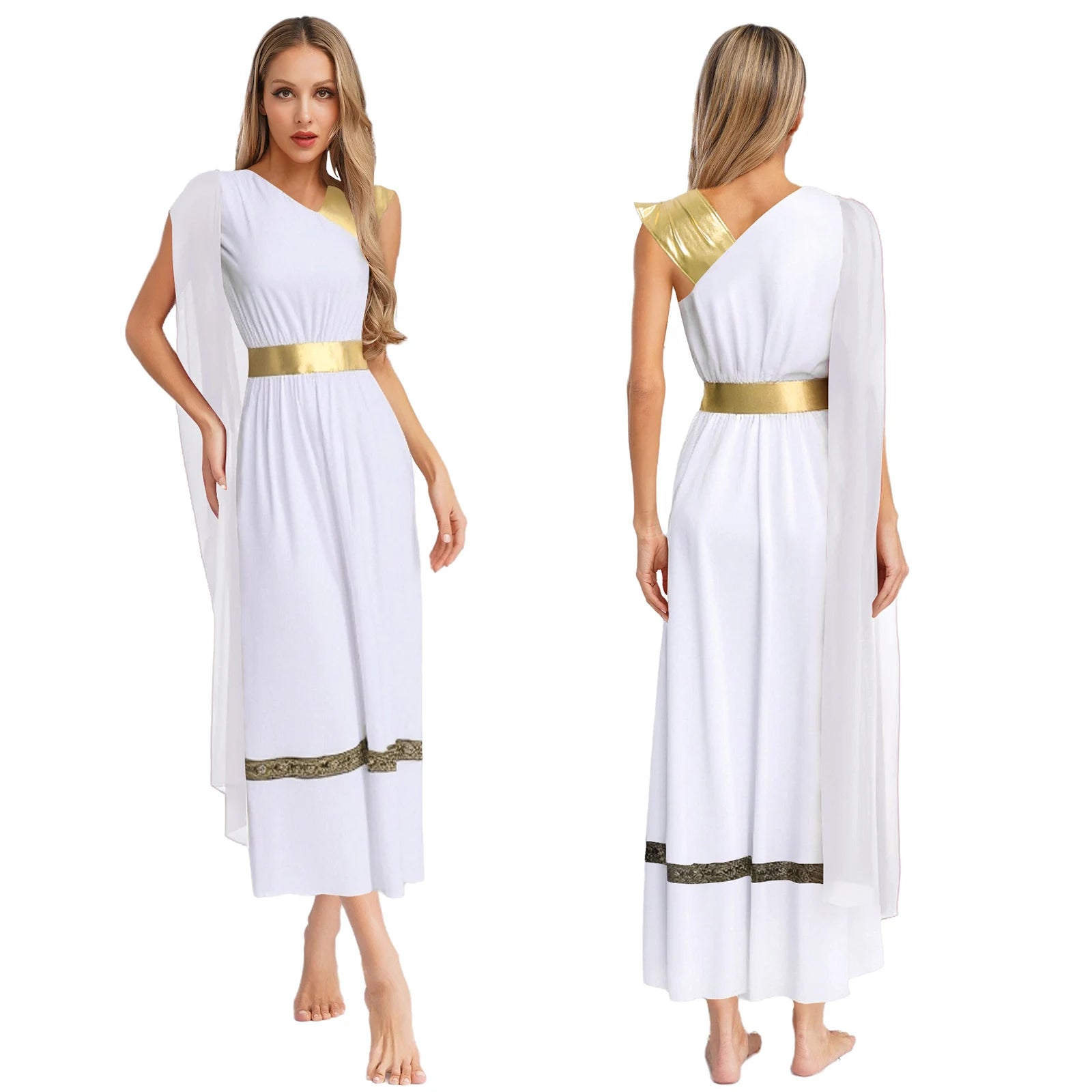 Womens Adult Ancient Greek Princess Roman Spartan Warrior Carnival Cosplay Costume High Waist Roman Empress - product image 9