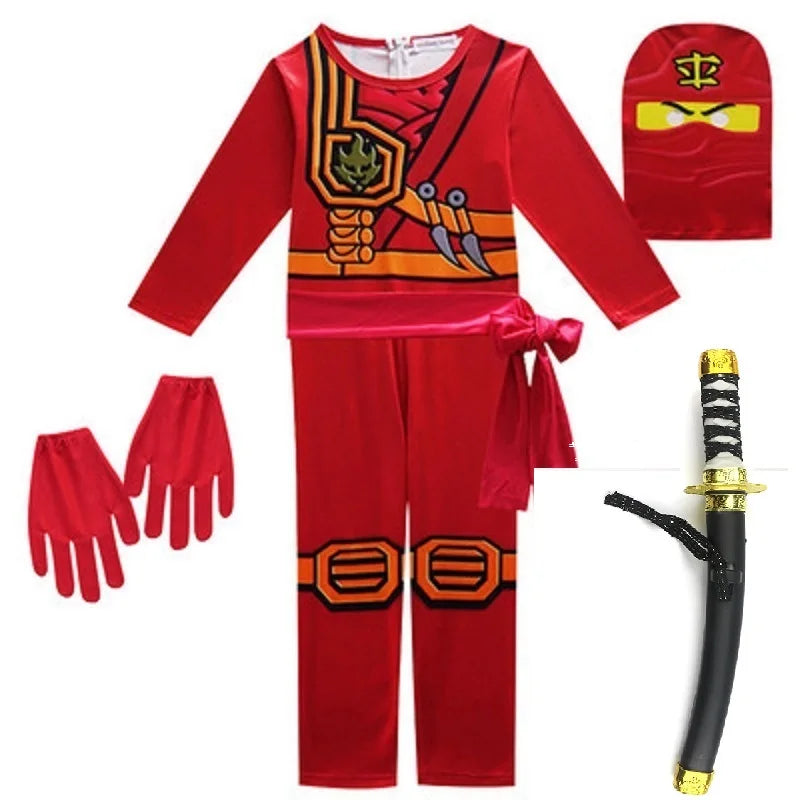 Ninja Cosplay Advanced Latest Role Playing Costume Jumpsuit Set Halloween Christmas Party Ninja