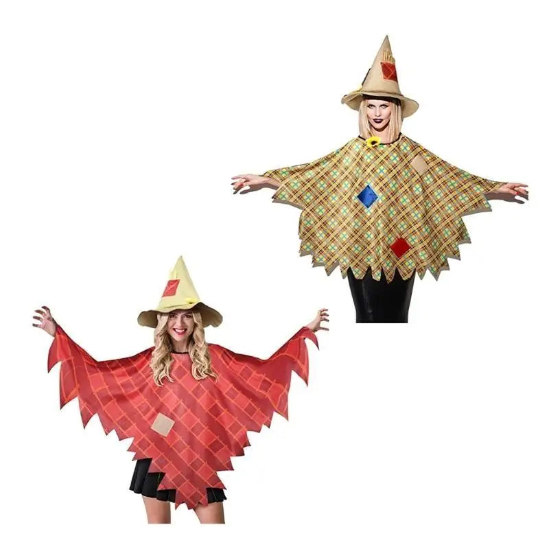 39BB Adult Scarecrow Cloak Women / Men Scarecrow Costume Scarecrow Cloak Costume - View 5