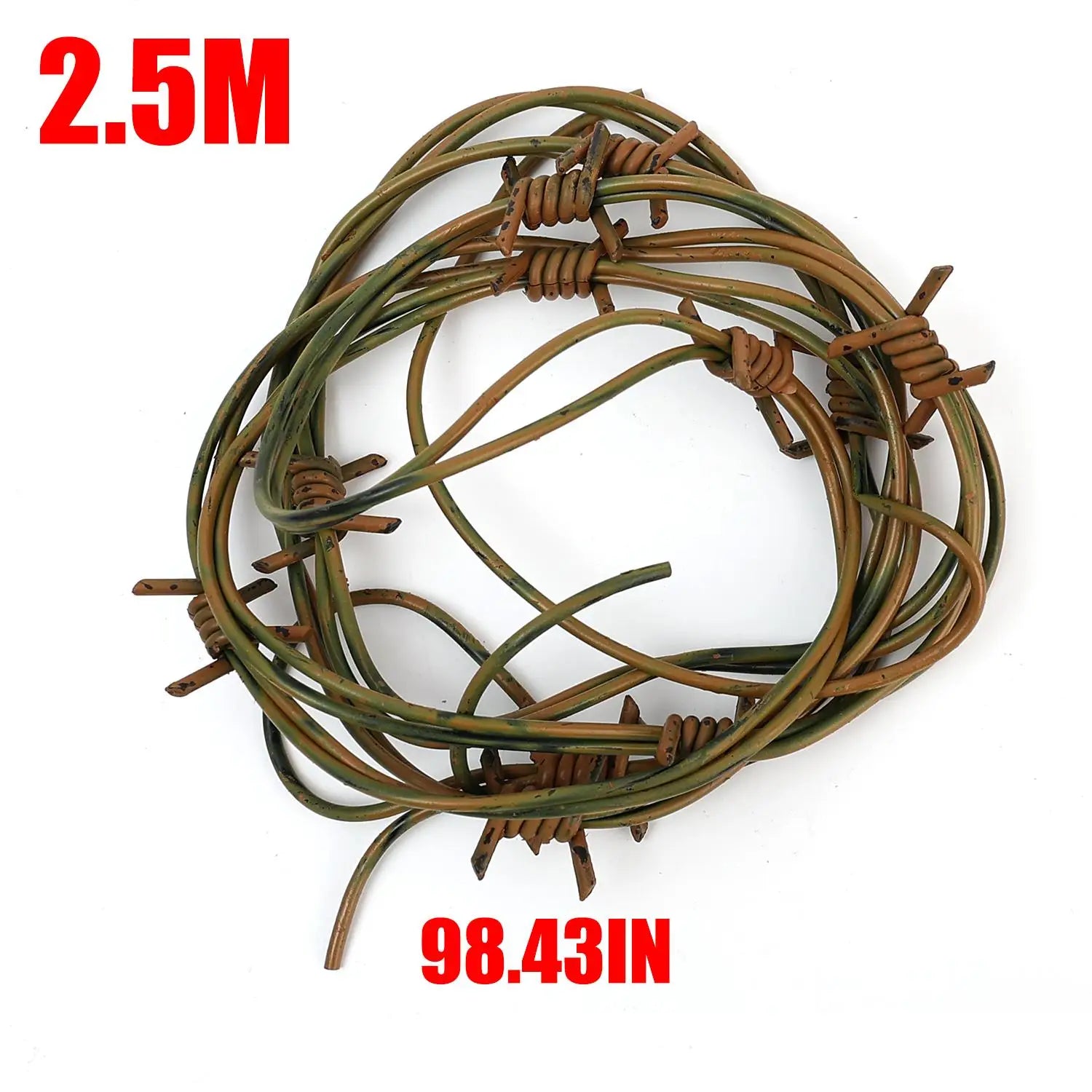 Barbed Wire Halloween Prop for Fence Decoration Simulation Fake Barbed Wires Haunted House Party Favor Backgroun Spooky Ornament