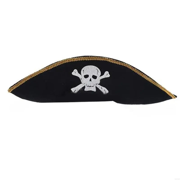 Pirate Captain Hat for Women Men Unisex Halloween Costume Pirate Hat Party Hat Y08E - product image 1