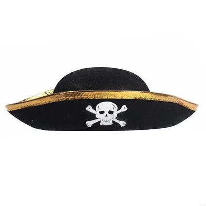 Pirate Captain Hat for Women Men Unisex Halloween Costume Pirate Hat Party Hat Y08E - product image 7