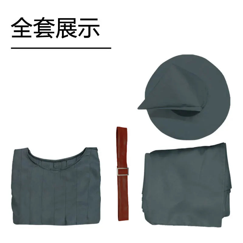 Adult Wizard Robe Men Sorcerer Costume Grey Cloak with Wizard Hat Cape the Hobbit Gandalf - gray / XL