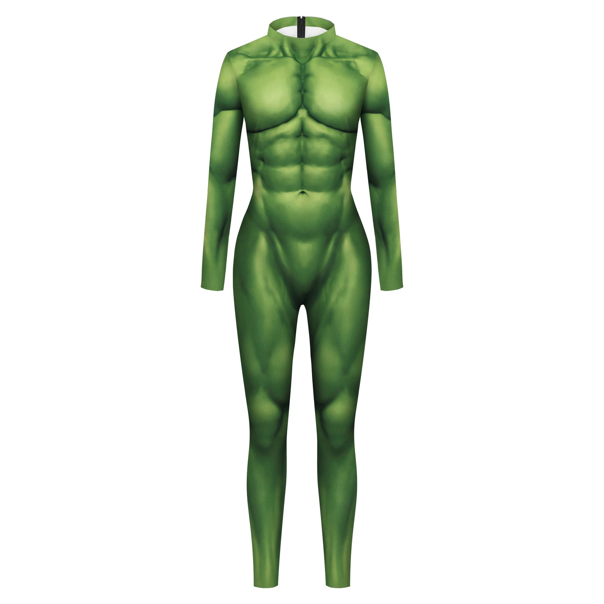 Halloween Costume for Men and Women Anime Movie Imitation Muscle Abs Digital Printing - WOMEN / M