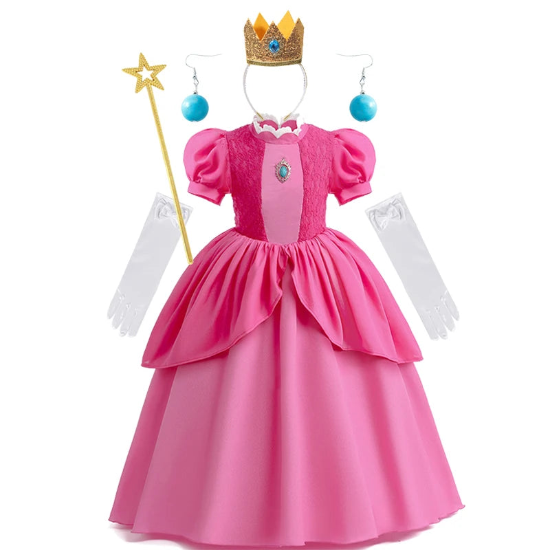 Kids' Pink Video Game Princess Halloween Costume
