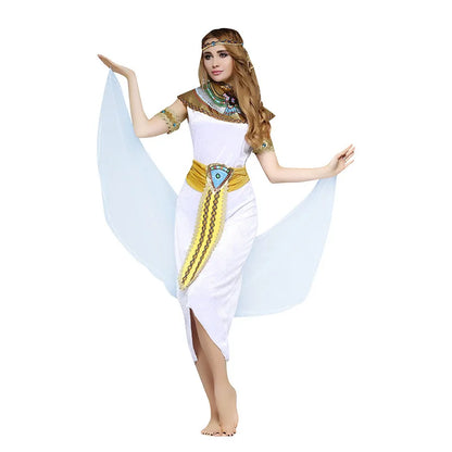 Umorden Adult Kids Egypt Nile Pharaoh Cleopatra Costume for Women Men Boys Girls Family Halloween New Year - product image 3