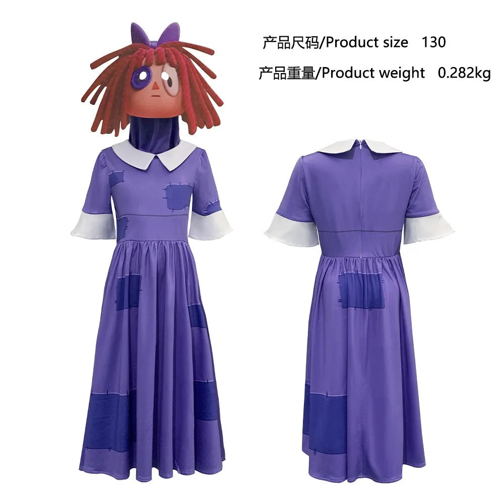 The Amazing Digital Circus Cosplay Costume Pomni Jax Plushie Bunny Caine Ragatha Doll Dress Suit Cosplay - product image 12