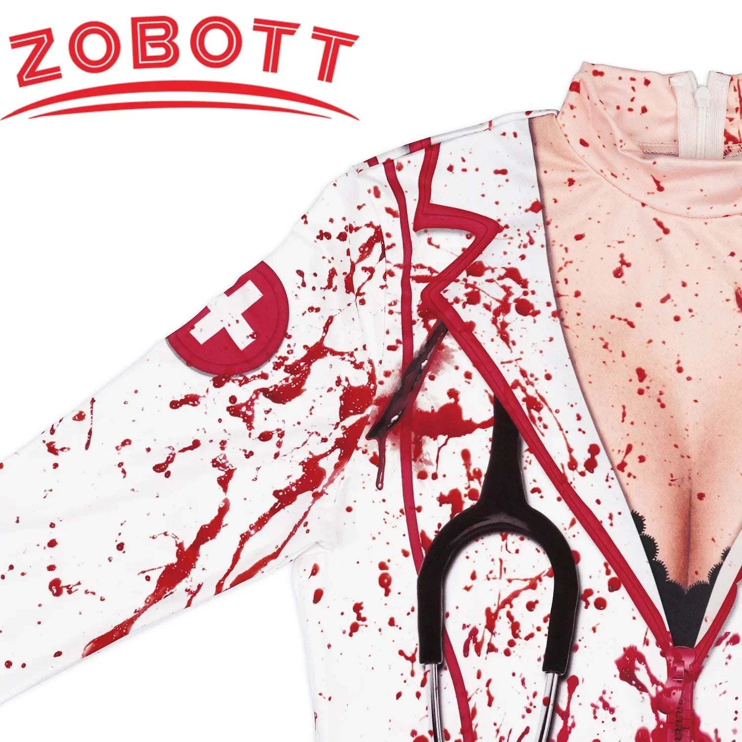 Women's Bloody Nurse Costume or Stockings – Halloween Horror