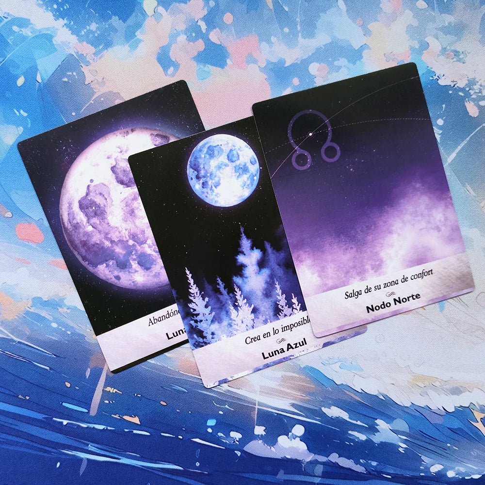 Spanish Oracle Deck with Keywords – 44 Cards