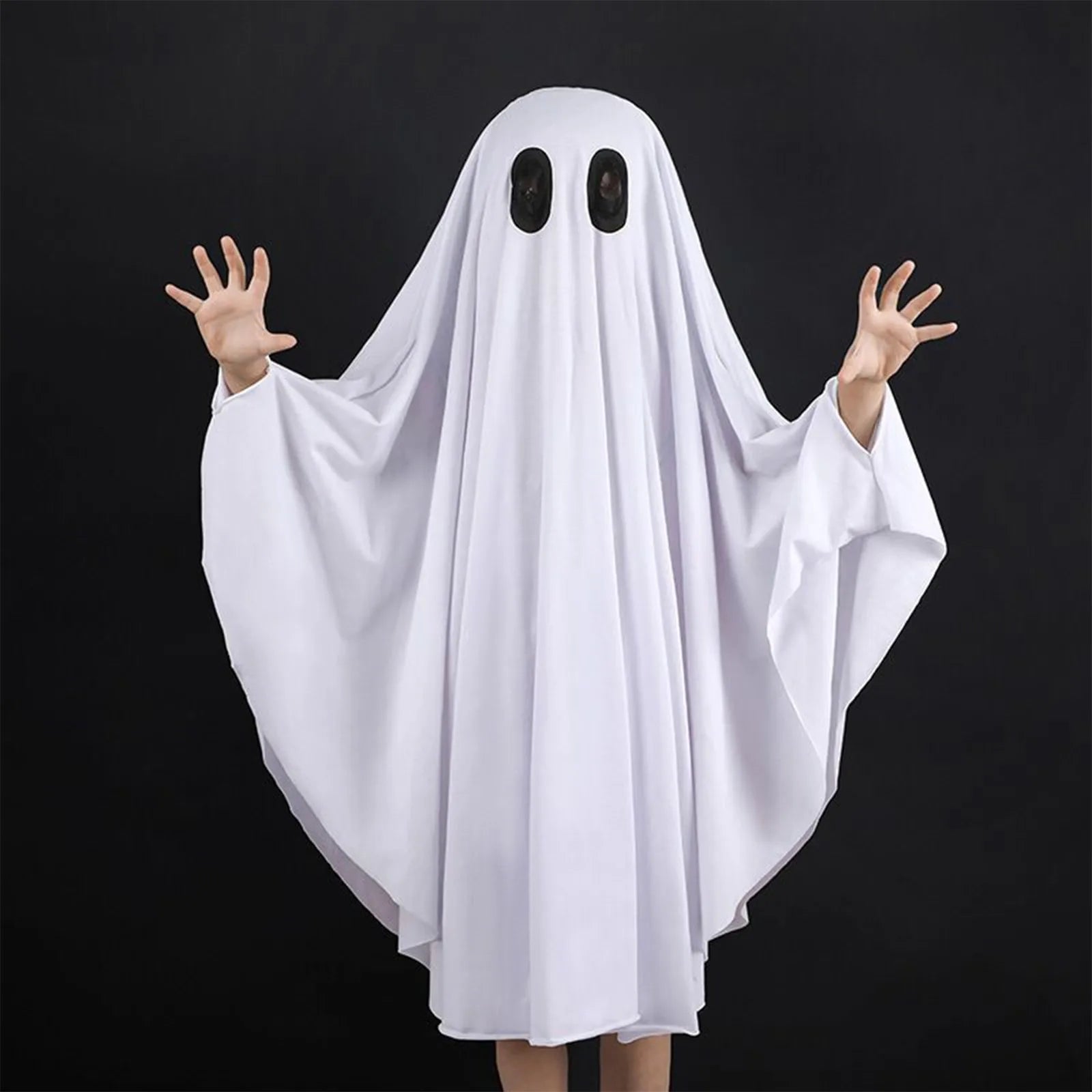 Kids' Anime Cute Horror Cloak Cape No Face Ghost Costume - alternate view 6