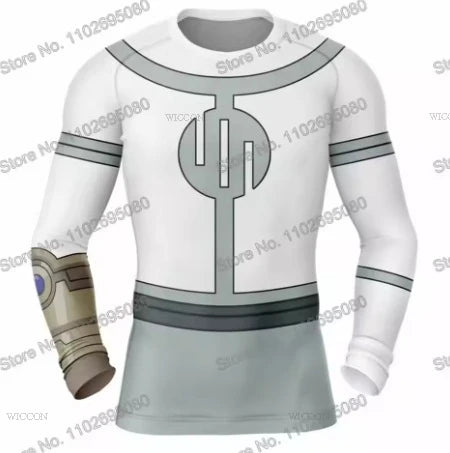 Halloween Plus Size Invincible Viltrumite Superhero Costume Full Costumes and Sets Short - A07 / 140