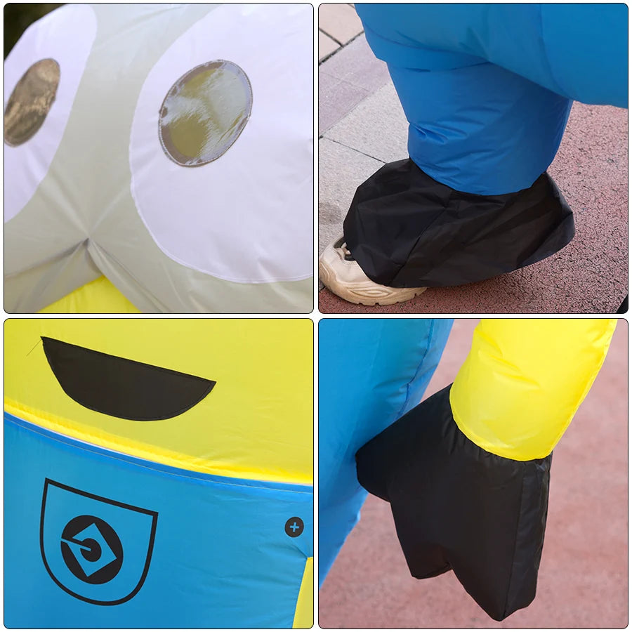 Yellow Inflatable Costume for Adults – Funny Halloween Party Outfit