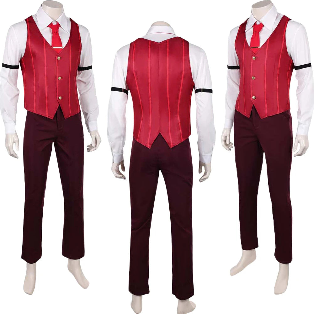 Human Alastor Costume TV Hell Inn Costume Adult Men Fantasy Halloween - Body Data / XL