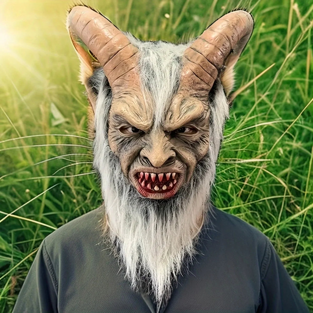 Dark Night Realistic Latex Full-Face Halloween Mask - product image 2