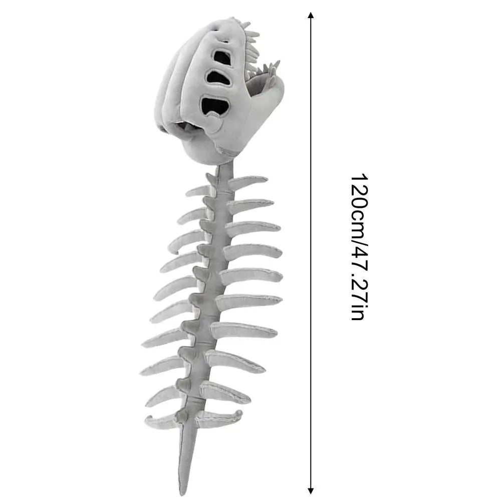 Funny Dinosaur Skeleton Headpiece Wearable Plush Costume Hat Soft Dino Skull Toy For Adults Kids Boys Girls - product image 8