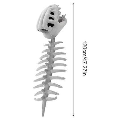 Funny Dinosaur Skeleton Headpiece Wearable Plush Costume Hat Soft Dino Skull Toy For Adults Kids Boys Girls - product image 8