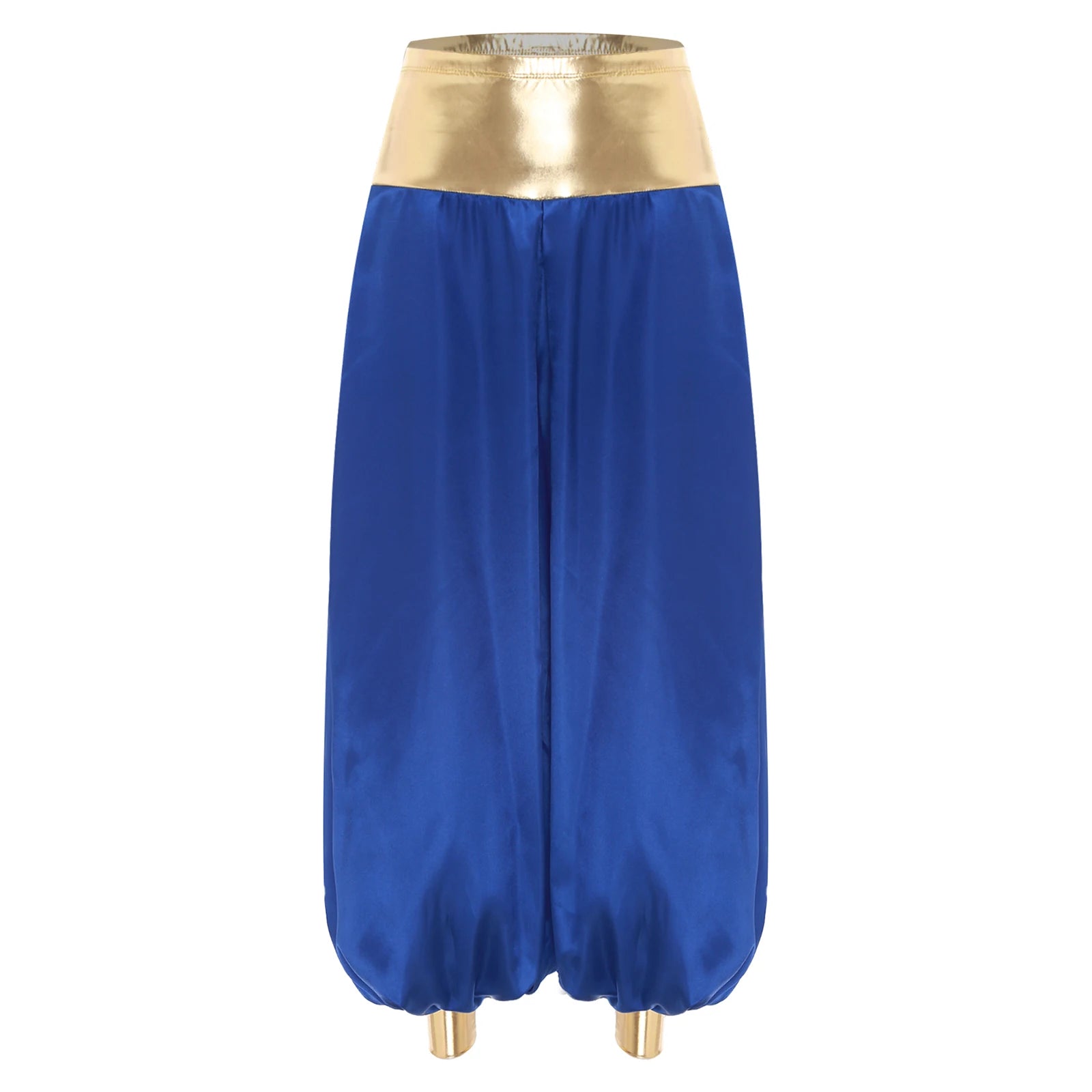 Adult Hippie Arabian Bloomer Pants Harem Metallic ShinyArab Indian Costume - alternate view 8